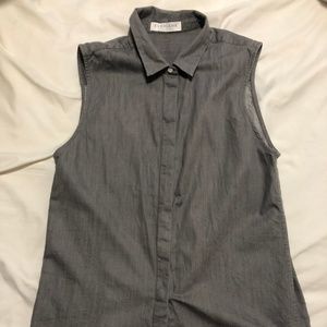 Everlane Sleeveless Button Down